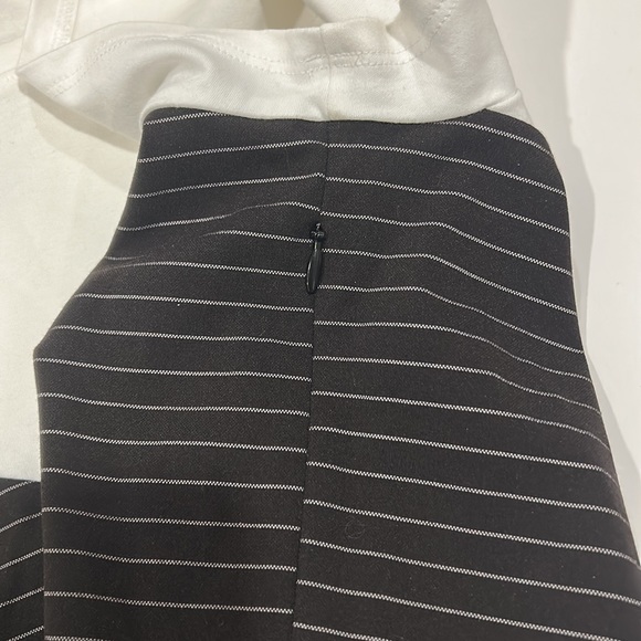 NWT Express Black and White Stripes Wear to Work Dress Women Size XL - Picture 10 of 13